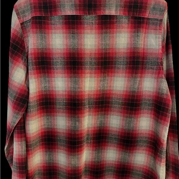 Polo by Ralph Lauren Red Plaid button down shirt size XL - Picture 4 of 8